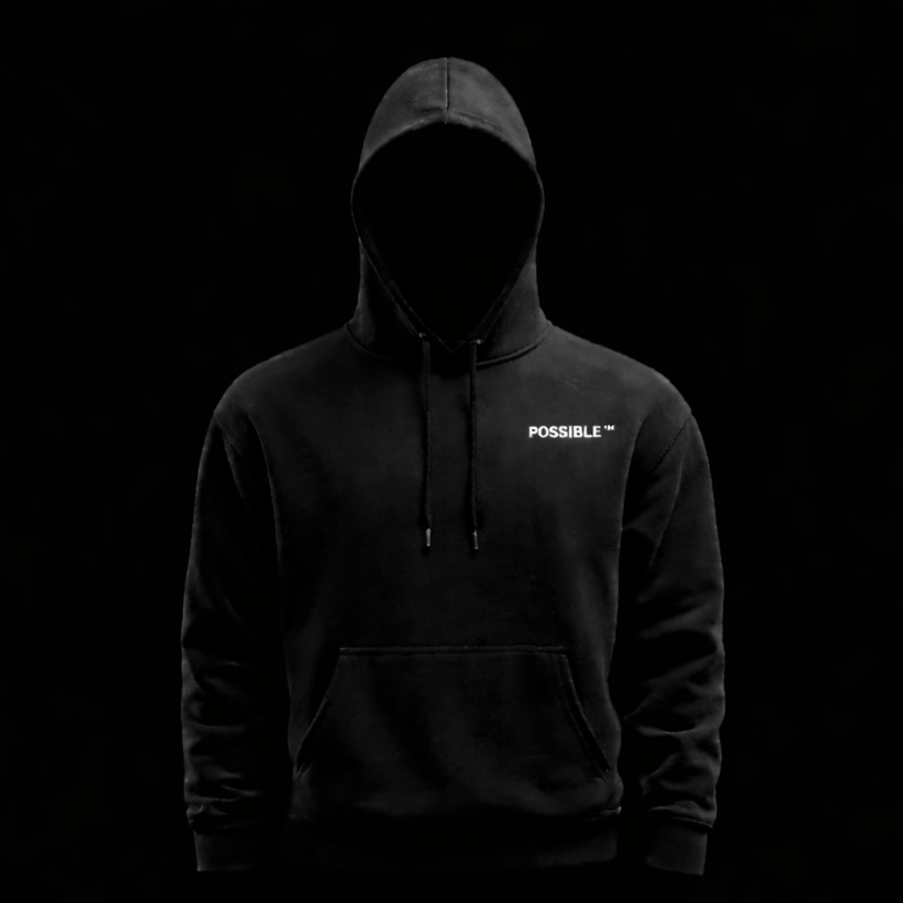 POSSIBLE™ Black Hoodie